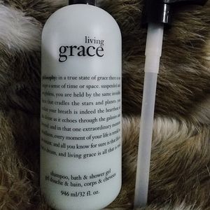 Philosophy living grace shampoo, shower gel, & bubble bath